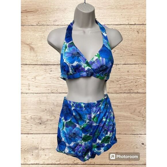 Sirena Other - Vintage Sirena Retro Bikini Swimsuit Women’s Size 14 Pinup